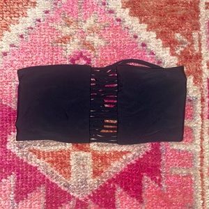 Mikoh Sunset Bandeau Bikini Top